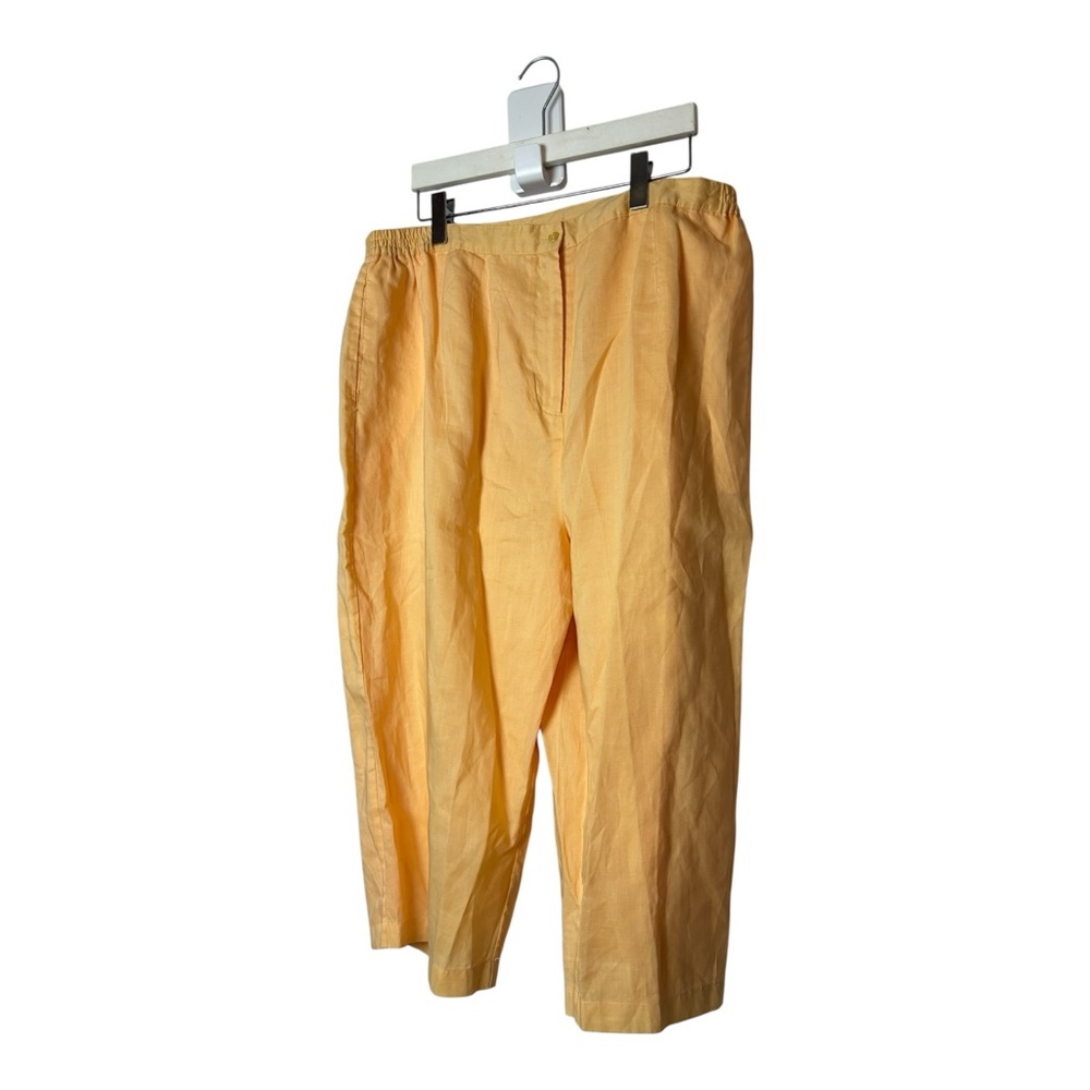 La Rea Collection Womens lined capri pants Plus 3X.
